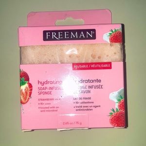 Hydrating Soap-Infused Loofa Strawberry Milk 15 uses treated with anti-microbial